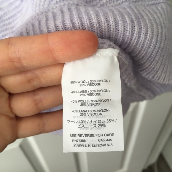 J. Crew Dolman Sweater in lilac - Picture 5 of 6